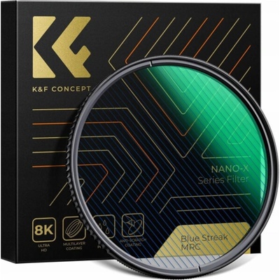 Kf Filter Blue Streak Anamorphic Filter K&f Nano-x Mrc 62mm / Kf01.2098
