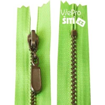 zip kovový ozdoba NO4 neon 1804XX