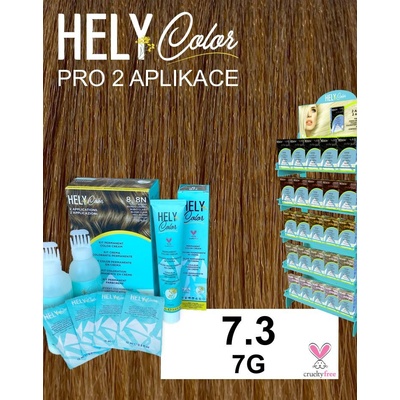 Hely Color Barva SET 7.3 7G blond zlatá – Zbozi.Blesk.cz