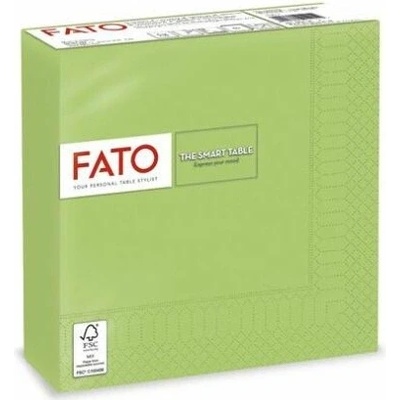 FATO Ubrousky 1/4 ohyb 33x33cm Smart Table zelené jablko 50ks