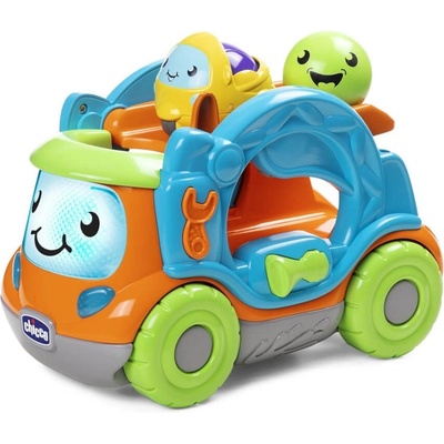 CHICCO Autíčko nákladní s aktivitami a míčkem Rolling Truck 12m+