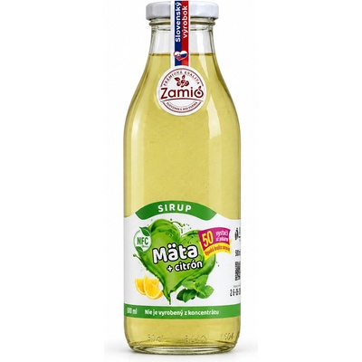 Zamio Mäta citrón Sirup NFC 0,5 l
