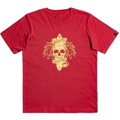 QUIKSILVER YOUTH NIGHT SURFER TEE American Red RPY0