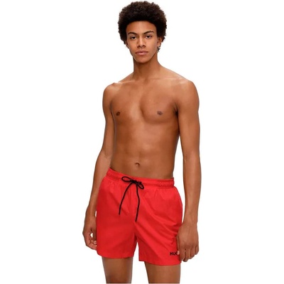 HUGO BOSS Бански гащета HUGO Haiti swimming shorts - Red (Open Pink)
