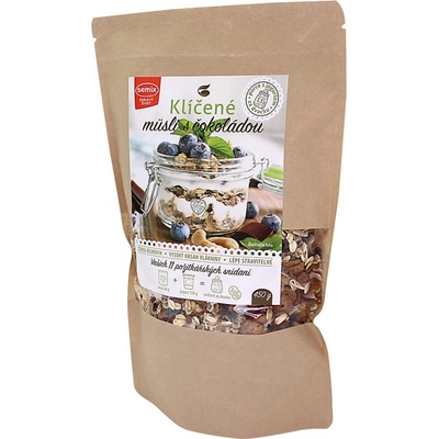 Semix Sypané müsli s naklíčenými lupinky a čokoládou bez lepku 450g