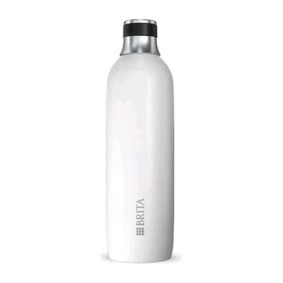 Brita SodaTRIO Stainless Steel Bottle White Big