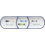 Tognana Чиния за предястия с 3 отделения TOGNANA Relief Aquatic, 28.5см (RE1PI016030A)