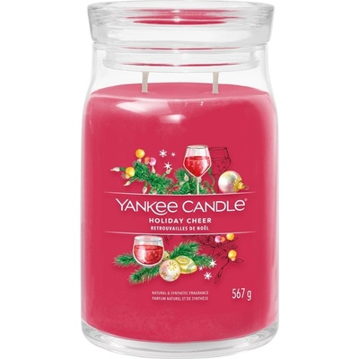 Yankee Candle Signature Holiday Cheer 567 g – Sleviste.cz