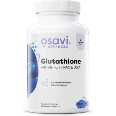 Osavi Glutathione with Silymarin NAC and LOLA, 120 Vegan Capsules
