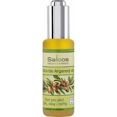 SALOOS Bio Arganový olej extra Elixír pre pleť, telo, vlasy aj nechty 50 ml