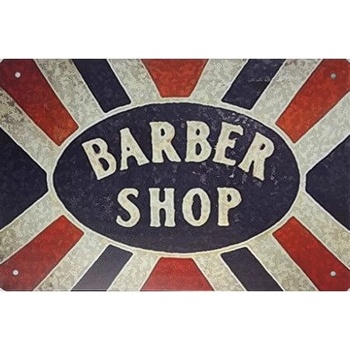 Ceduľa Barber Shop