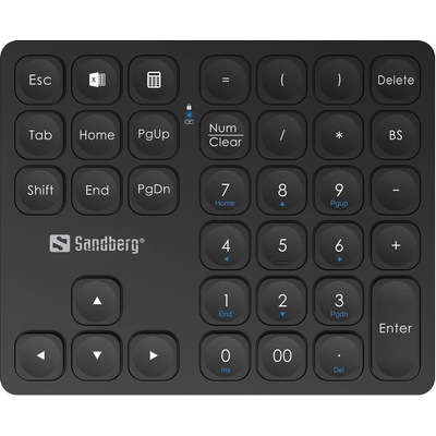 Sandberg Wireless Numeric Keypad Pro - Клавиатура (630-09)
