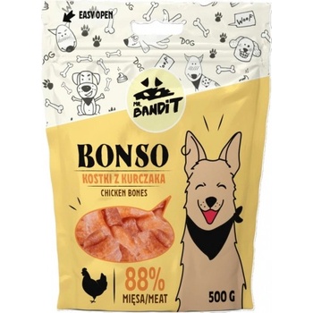VetExpert Mr. Bandit BONSO chicken bones - лакомство за куче, пилешки кокалчета, 500 гр - Полша