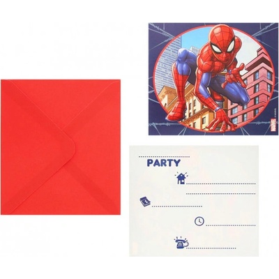 PROCOS Spiderman pozvánky na oslavu – Zbozi.Blesk.cz