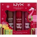 NYX Professional Makeup Fa La La L.A. Land Smooth Whip Matte Lip Cream Trio odstín hnědá : rtěnka Smooth Whip Matte Lip Cream 3 x 4 ml