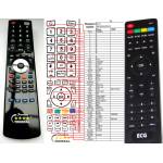 GENERAL ECG 19LED610PVR, 22LED612PVR, 24LED610DPVR, 24LED612PVR, 32LED601PVR, 32LED612PVR, 39LED602PVR - съвместимо дистанционно управление на марката General (19LED610PVR, 22LED612PVR, 24LED610DPVR, 24LED612 Дистанционно