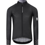 Q36.5 Мъжка фланелка с дълъг ръкав за колоездене Q36.5 Gregarius Hybrid Collar Fade L/S Jersey Cycling jersey - Black - размер XL (056-4322-0114)