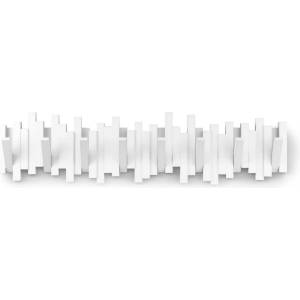 Umbra Бяла пластмасова стенна закачалка 72 cm Sticks - Umbra (1023536-660)