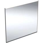 Geberit Option - Огледало със LED осветление и отопление, 75x70 см, матово черно 502.782. 14.1 (502.782.14.1)