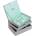 Stackers Ковчеже за бижута Stackers тройно cлassic сиво-ментово (73665)
