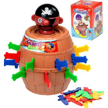 Image 1 of KIK Аркадна игра Crazy pirate in a burel Stab the pirate 9 x 9 x 12.5 cm (KX7876)