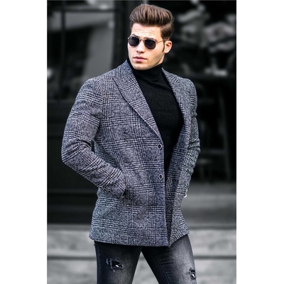 Madmext Мъжко палто 9481 - Тъмно синьо 290469 (290469_Тъмно син)