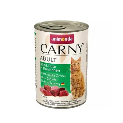 Animonda CARNY® cat Adult hovädzie, morka a králik bal. 6 x 400 g konzerva