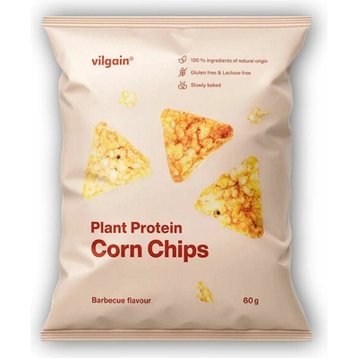 Vilgain Vilgain Kukuřičné Proteinové Chipsy BIO bbq 60 g