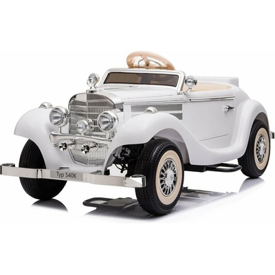 Lean Toys Elektrické autíčko Mercedes 540K biela