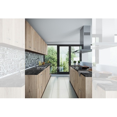 ИРИМ Кухня Сити 988 венге / дъб сонома арвен с термоплот