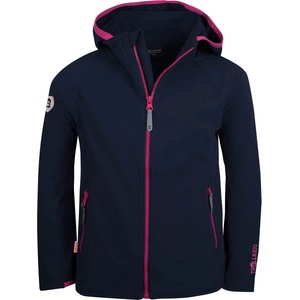 TROLLKIDS Детско ежедневно яке Trollkids Girl's Kvalvika Jacket Softshell jacket - Navy / Magenta - размер 164 (EU) (703-2683-0419)