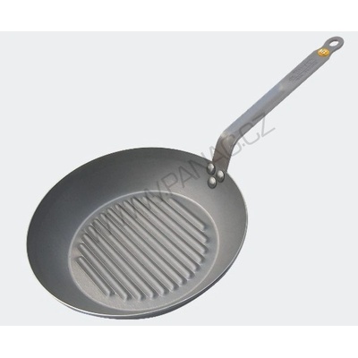 de Buyer Ocelová grilovací CARBONE PLUS 30 cm