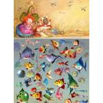 Grafika Art Puzzle - Puzzle François Ruyer: Witch's Foot Bath - 2 000 piese