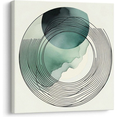 Obraz kruhy v harmonii - 70x70