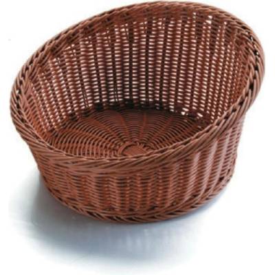 LACOR Košík na pečivo polypropylenový otevřený 35 × 20 cm, tmavý