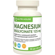 Nutri House Magnesium bisglycinate 125 mg 90 kapslí