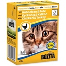Granule pre mačky Bozita kúsky v omáčke s kuřeťom morkou 370 g