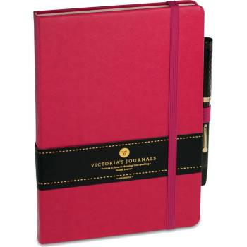 Image 1 of Victoria 's Journals Тефтер А5 формат 96 листа - червен