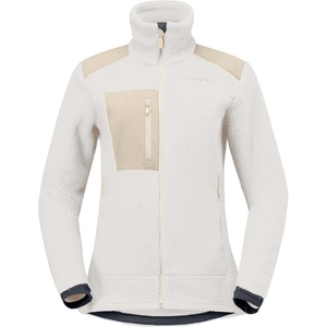 Norrøna Дамско поларено яке Norrøna Women's Trollveggen Warm3 Jacket Fleece jacket - Whisper White / Oatmeal (105-6995-0713)