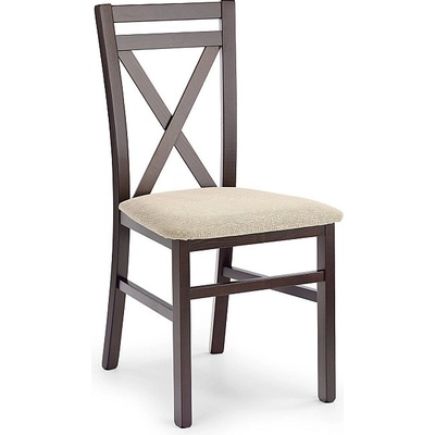 Halmar Трапезен стол DARIUSZ тъмен орех / дамаска Vila 2