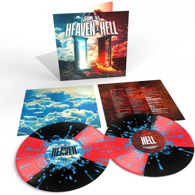 Sum 41 - Heaven:X:Hell Black,Red Quads,Cyan Splatter LP