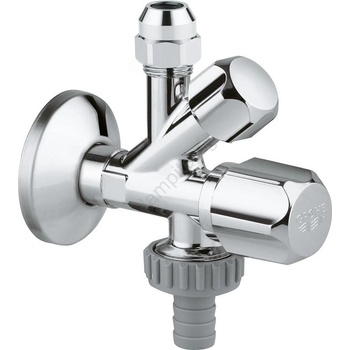 GROHE 22035000 - Комбиниран ъглов вентил universal dn 15 лъскав хром (gh0075)