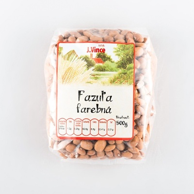 J. Vince Fazuľa farebná 0,5 kg
