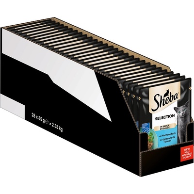 Sheba Selection in Sauce morské ryby 56 x 85 g