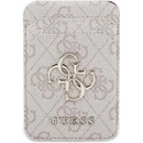 Guess 4G Metal Logo MagSafe Cardslot Peněženka se Stojanem Pink
