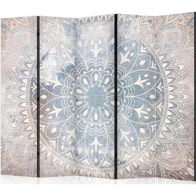 Fabulo paraván 5 dílný Mandala 172 x 225 cm stejný design na obou stranách