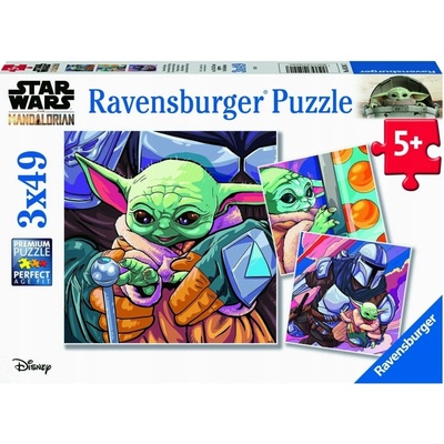 RAVENSBURGER Star Wars: Mandalorian 3x49 dílků