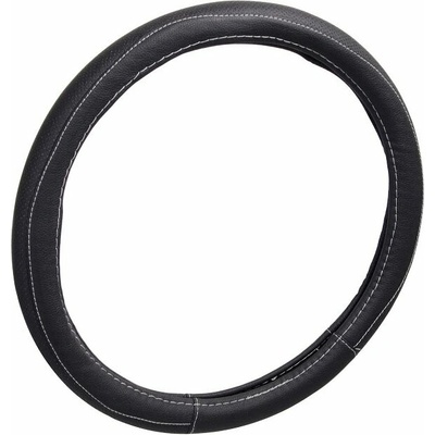 Compass Univerzální potah volantu Classic 37 - 39 cm černý s bílou nití -