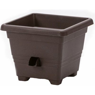 Plastia květináč samozavlažovací Bergamot - 50x50 cm čokoládový