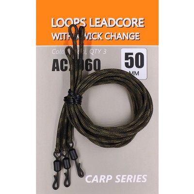 Life Orange olověnka Lead Core QC 50cm 3ks